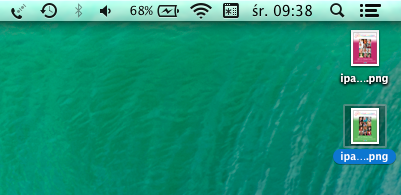 Zmiana długości nazw plików na biurku w OS X